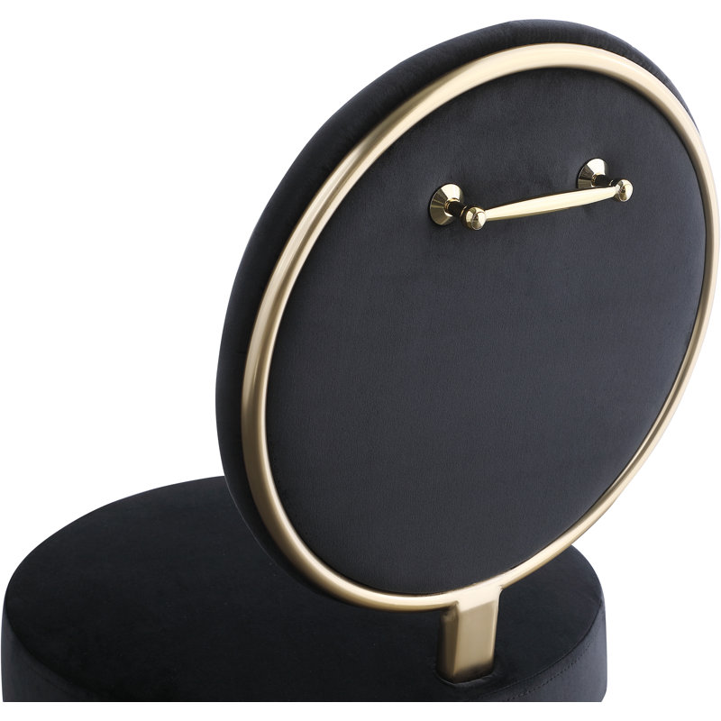 Everly Quinn Sawiris Velvet Side Chair Wayfair